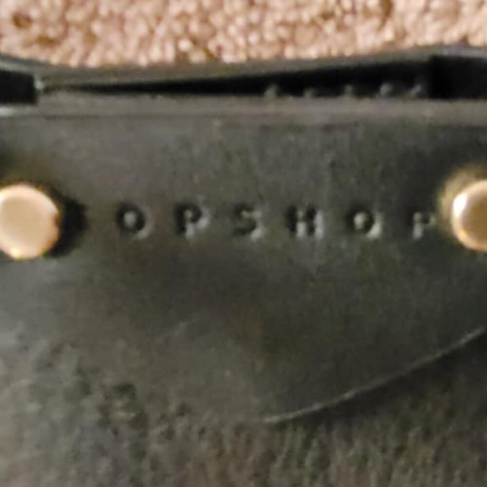 Topshop Black Tote Shoulder Bag - Picture 2 of 7